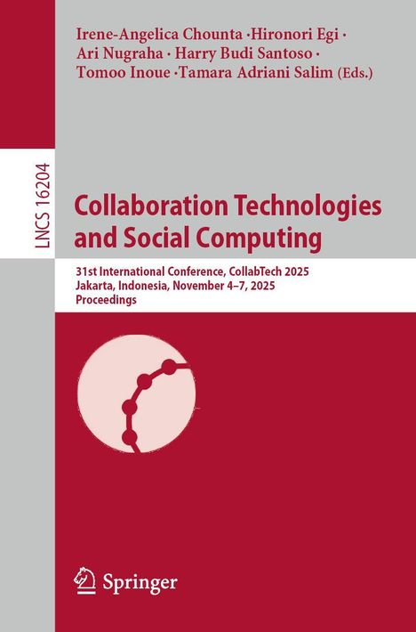 Collaboration Technologies and Social Computing, Buch