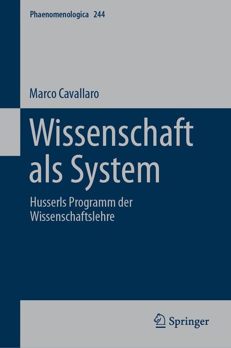 Marco Cavallaro: Wissenschaft als System, Buch