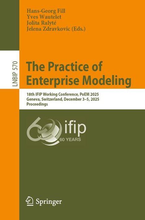 The Practice of Enterprise Modeling, Buch