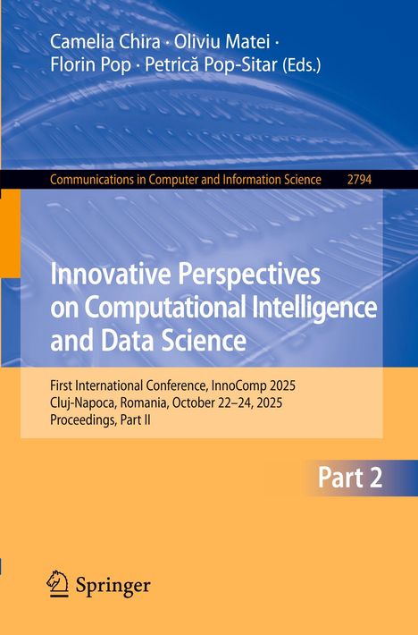 "Innovative Perspectives on Computational Intelligence and Data Science. Cluj-Napoca, October 22–24, 2025."