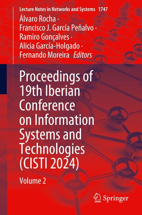 Text: "Proceedings of 19th Iberian Conference on Information Systems and Technologies (CISTI 2024) Volume 2." Roter Hintergrund.
