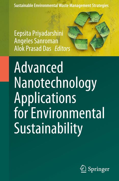"Advanced Nanotechnology Applications for Environmental Sustainability", darüber ein Recycling-Symbol, unten Springer-Logo.