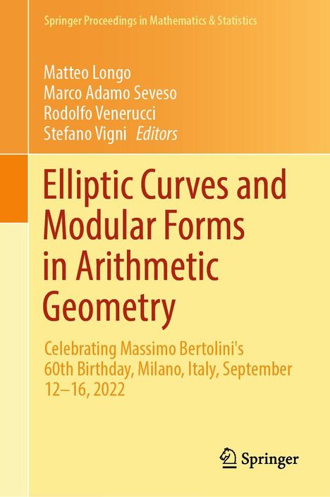 Ein orangefarbenes Cover mit dem Titel "Elliptic Curves and Modular Forms" und Springer-Logo unten.