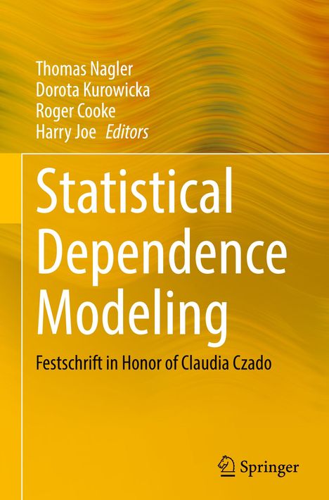 Titel: "Statistical Dependence Modeling", gelber Hintergrund, Springer-Logo unten rechts.