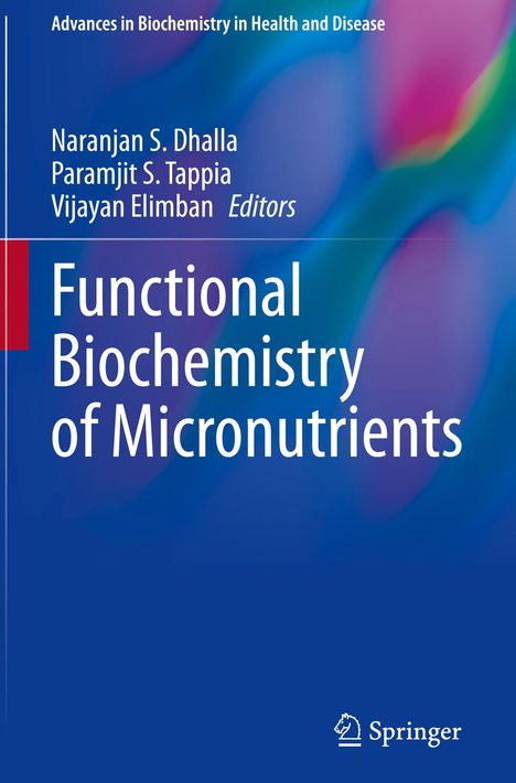 Buchtitel: "Functional Biochemistry of Micronutrients". Autoren: Naranjan S. Dhalla, Paramjit S. Tappia, Vijayan Elimban.
