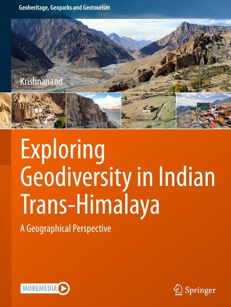 Exploring Geodiversity in Indian Trans-Himalaya: A Geographical Perspective. Landschaften mit Bergen, Flüssen und Häusern.