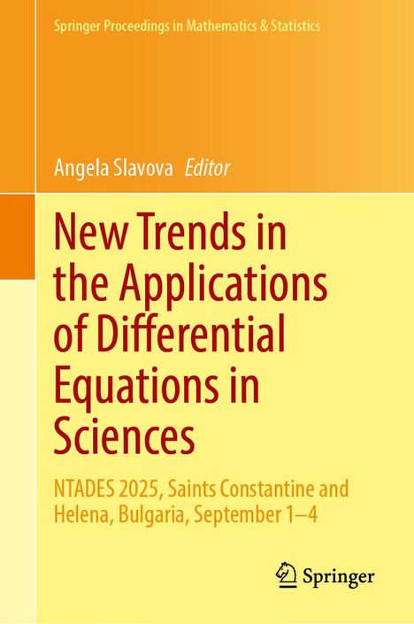 Titel: New Trends in the Applications of Differential Equations in Sciences. Veranstaltung: NTDES 2025, Bulgarien.