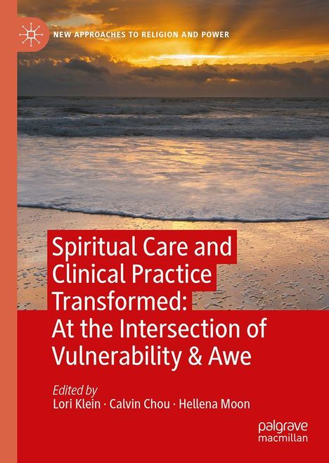 Titel: „Spiritual Care and Clinical Practice Transformed: At the Intersection of Vulnerability & Awe“. Sonnenuntergang am Meer.