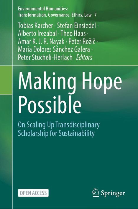 "Making Hope Possible" steht auf einem grünen Hintergrund. Unten rechts ist das Springer-Logo abgebildet. 