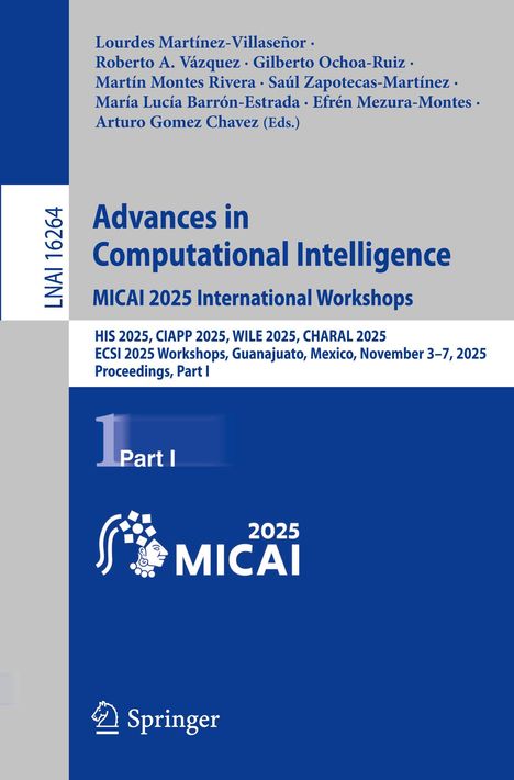 LNAI 16264, Advances in Computational Intelligence, MICAI 2025, Part I, Springer Logo.