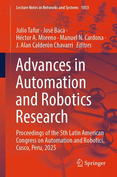 Titel: "Advances in Automation and Robotics Research." Rote Abstraktion mit Springer-Logo unten rechts.