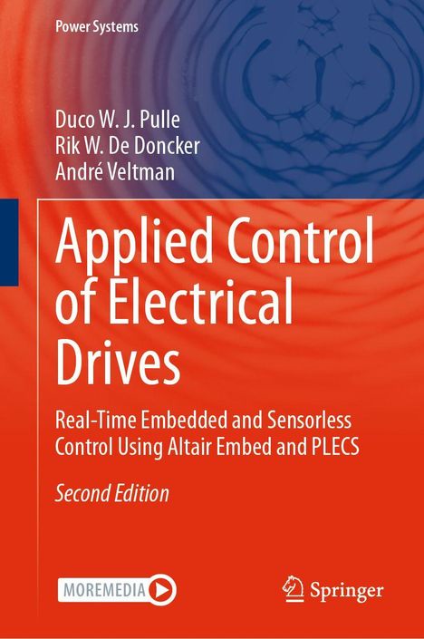 Buchtitel: "Applied Control of Electrical Drives", mit Autoren und dem Hinweis auf die zweite Edition.