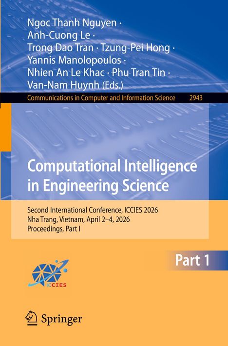Titel: Computational Intelligence in Engineering Science. Konferenz in Vietnam 2026. Unten links zwei Logos: ICCIES und Springer.