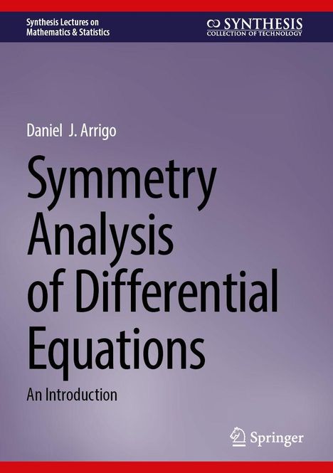 "Synthesis Lectures on Mathematics & Statistics". Großes Buchcover in Lila. Unten rechts Springer-Logo.