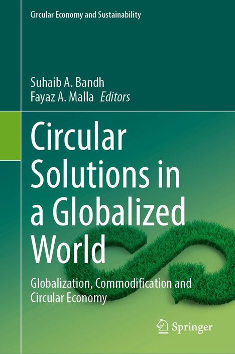Titel: "Circular Solutions in a Globalized World". Autoren: Suhaib A. Bandh, Fayaz A. Malla. Grüner Hintergrund, Springer-Logo.