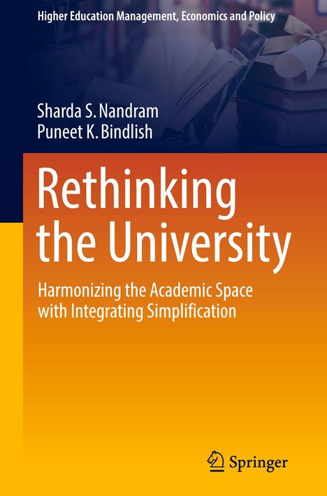 Titel: "Rethinking the University". Autoren: Sharda S. Nandram, Puneet K. Bindlish. Unten ist das Springer-Logo.