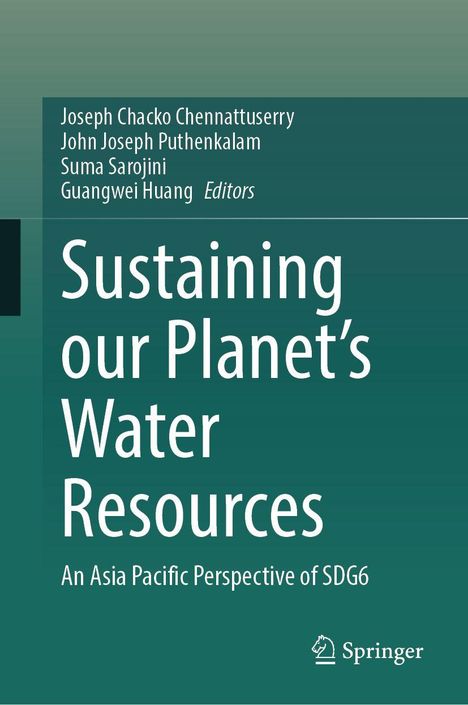 Titel: "Sustaining our Planet's Water Resources: An Asia Pacific Perspective of SDG6". Oben stehen vier Namen. Springer-Logo unten.