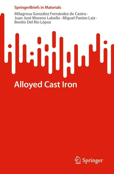 SpringerBriefs in Materials, Autoren: Milagrosa González Fernández de Castro und andere. Titel: Alloyed Cast Iron. Springer-Logo.