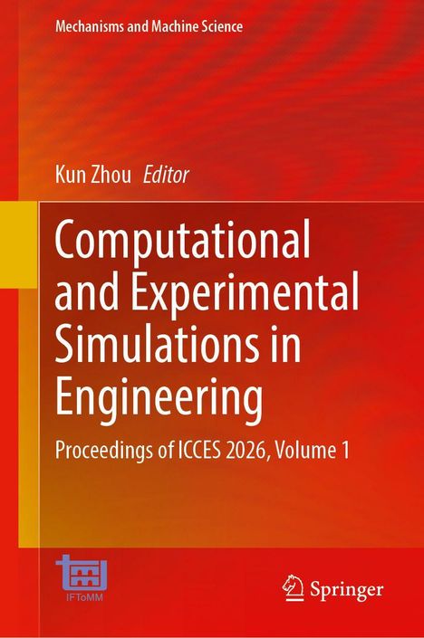 "Computational and Experimental Simulations in Engineering" in Weiß auf rotem Hintergrund; links unten ein Logo.