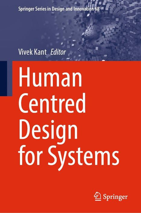 Oben: "Springer Series in Design and Innovation 68". Groß: "Human Centred Design for Systems". Springer Logo unten.