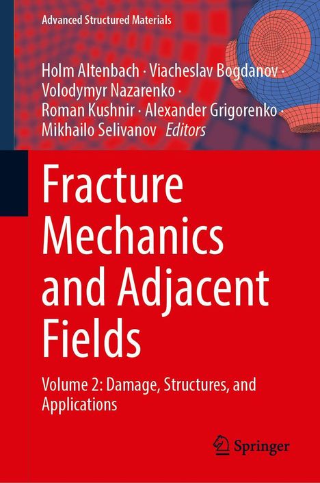 Titel: "Fracture Mechanics and Adjacent Fields." Autoren sind aufgeführt. Logo von Springer unten rechts.