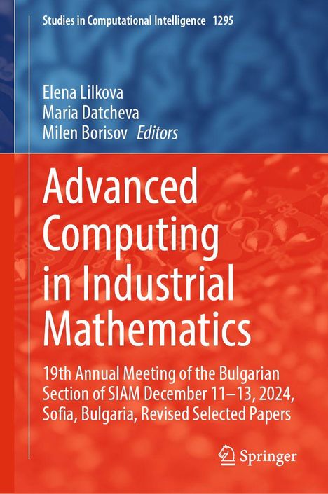 Advanced Computing in Industrial Mathematics, Treffen Bulgarische SIAM Sektion, 11.–13. Dez. 2024, Sofia. Springer-Logo.