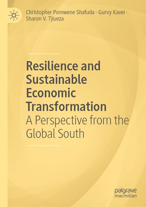 „Resilience and Sustainable Economic Transformation: A Perspective from the Global South.“ Gelbes Cover, minimalistisches Design.