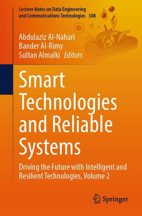 "Smart Technologies and Reliable Systems" oben links. Orange Hintergrund, Springer Logo unten rechts.