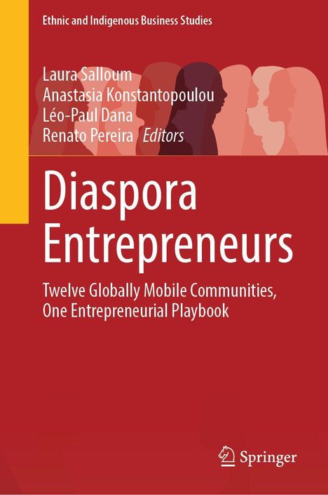 "Ethnic and Indigenous Business Studies", Buchcover mit Silhouetten von Personen.