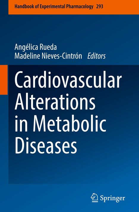 "Cardiovascular Alterations in Metabolic Diseases" von Angélica Rueda und Madeline Nieves-Cintrón, Springer-Logo unten.