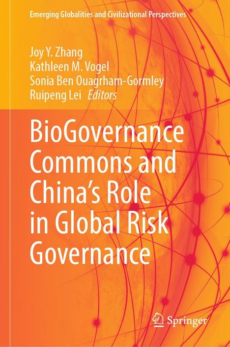 "Emerging Globalities and Civilizational Perspectives", Autoren und Editoren werden genannt, oranger Hintergrund mit Linien.