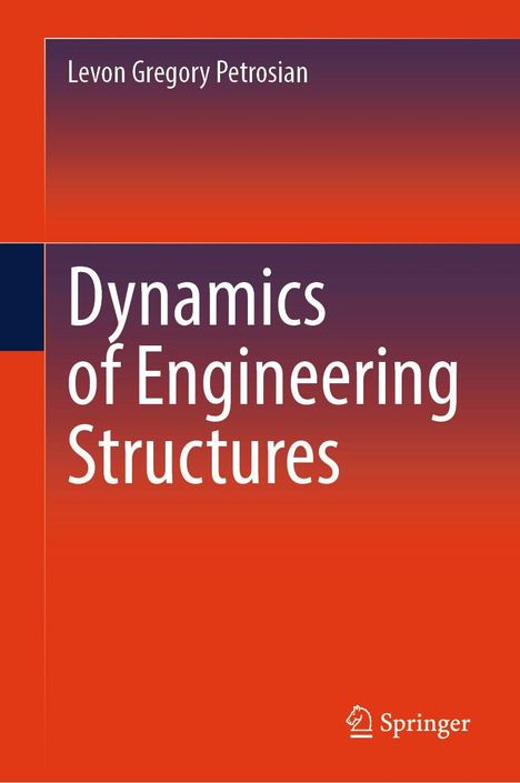 Text: "Levon Gregory Petrosian", "Dynamics of Engineering Structures", "Springer". Roter und dunkelblauer Hintergrund.