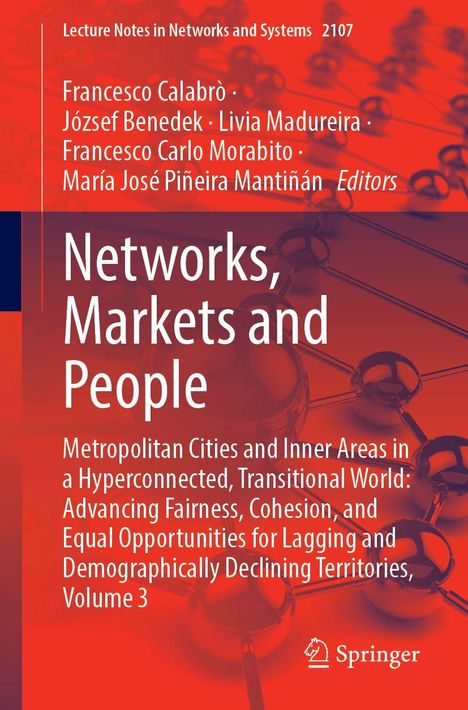 "Networks, Markets and People. Metropolitan Cities and Inner Areas in a Hyperconnected... Volume 3" Springer-Logo.