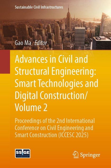 Advances in Civil and Structural Engineering: Smart Technologies und digitale Bauweise, Band 2. Springer Logo unten rechts.