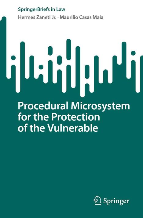"Procedural Microsystem for the Protection of the Vulnerable". Oben: Autoren und Serie. Unten: Springer-Logo, weiß-grüner Hintergrund.
