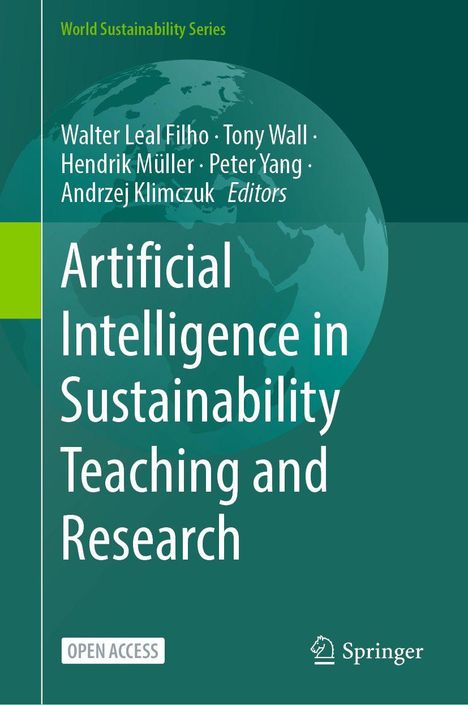 World Sustainability Series, Walter Leal Filho und andere, Artificial Intelligence in Sustainability, Springer Logo.