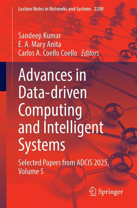 Titel: "Advances in Data-driven Computing and Intelligent Systems". Orange-roter Hintergrund, Springer-Logo unten.