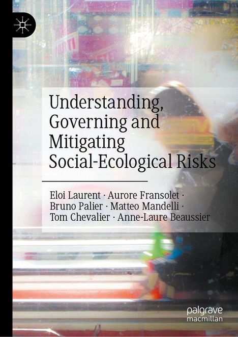 Text: "Understanding, Governing and Mitigating Social-Ecological Risks." Autorenliste. Hintergrund: Verschwommene Farben, abstrakt.