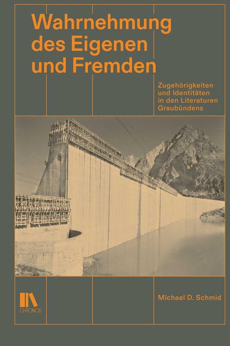 Titel: "Wahrnehmung des Eigenen und Fremden". Darunter Bild eines Staudamms mit Bergen im Hintergrund.