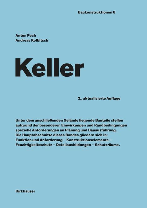 Andreas Kolbitsch: Kolbitsch, A: Keller, Buch