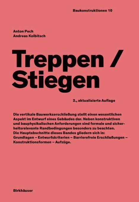Anton Pech: Treppen/Stiegen, Buch