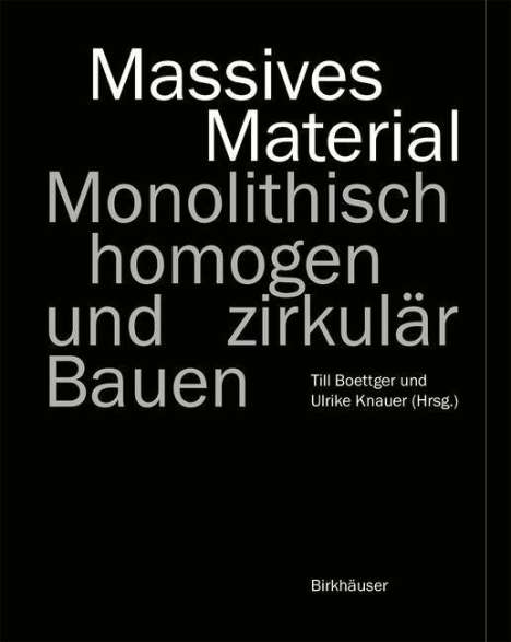 Massives Material, Buch