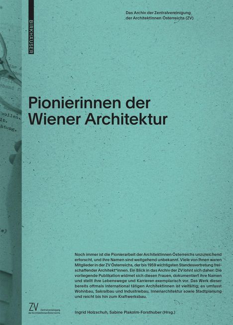 Pionierinnen der Wiener Architektur, Buch