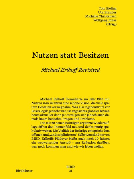 Nutzen statt Besitzen, Buch