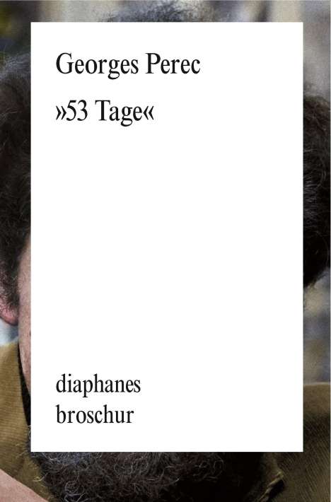 Georges Perec: 53 Tage, Buch