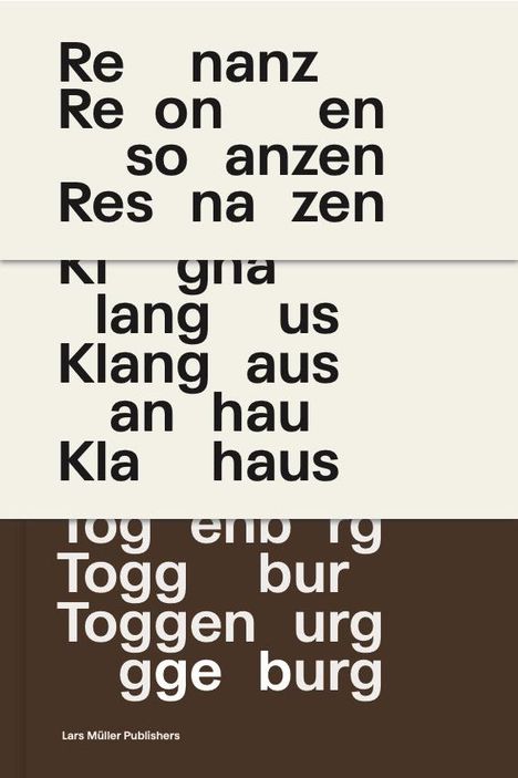 Resonanzen in und zum Klanghaus Toggenburg, Buch