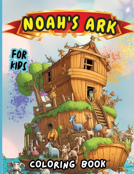 Peter: Noah's Ark Coloring Book for Kids, Buch