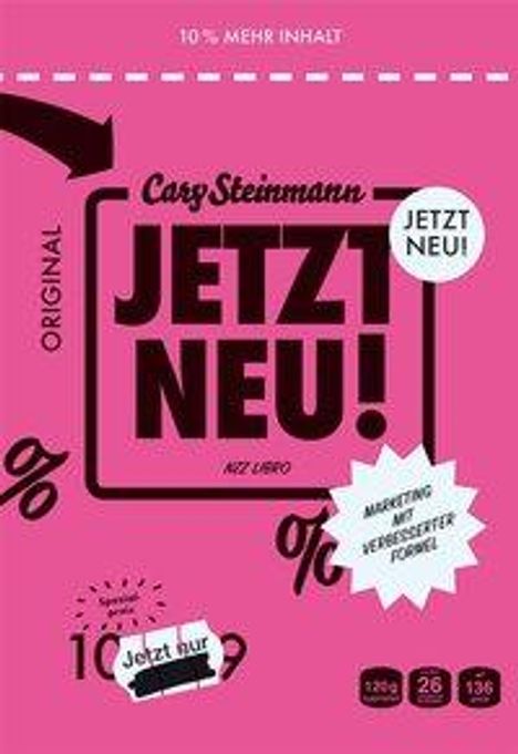 Cary Steinmann: Jetzt neu!, Buch