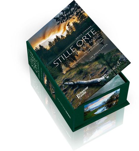 Postkartenbox Stille Orte der Schweiz, Buch