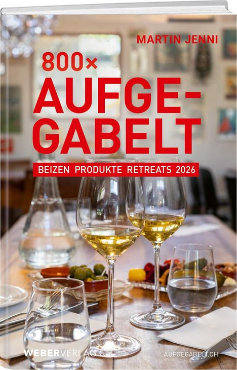 Martin Jenni: 800 Mal Aufgegabelt, Buch